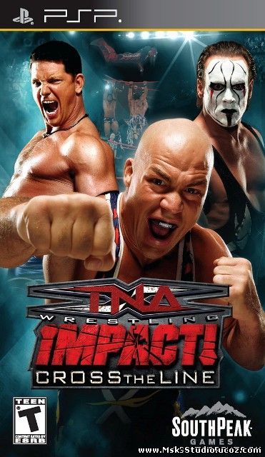 TNA Impact Cross The Line [ENG] [Игры для PSP]