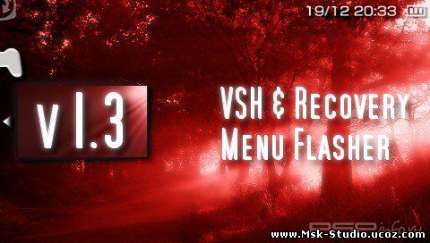 VSH & Recovery Menu Flasher v1.3